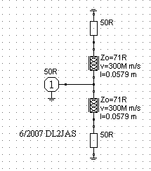 Combiner für zwei Antennen